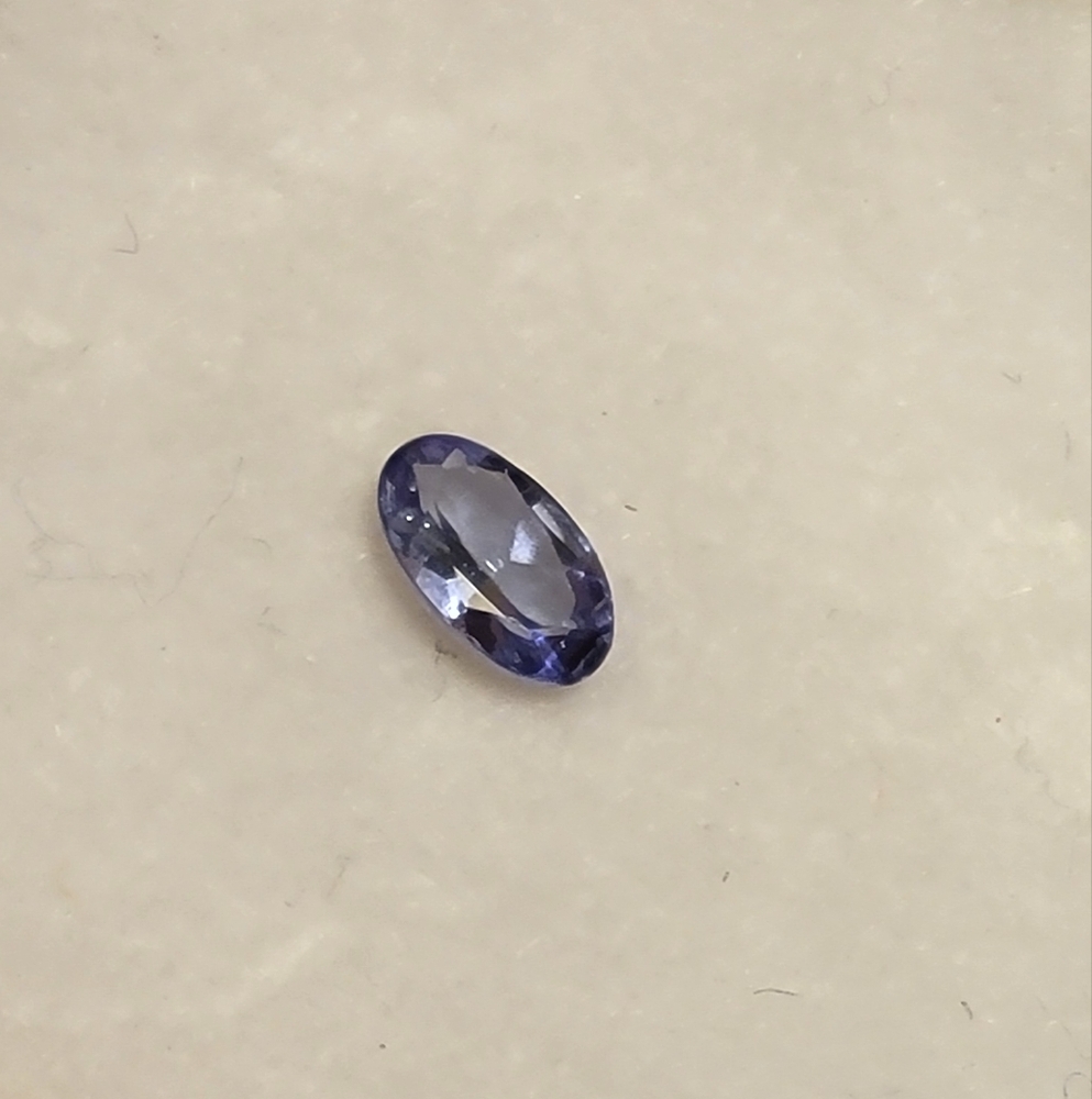 Natural Tanzanite Gemstone Oval Cut .25ctw 5x3mm 1pcs. Untreated Not Enhanced - Picture 4 of 6